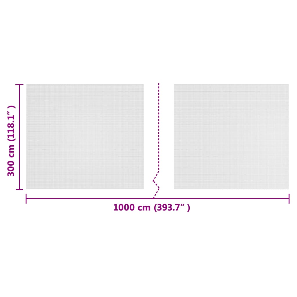 Rede de Insetos Branco 2 x 25 m HDPE