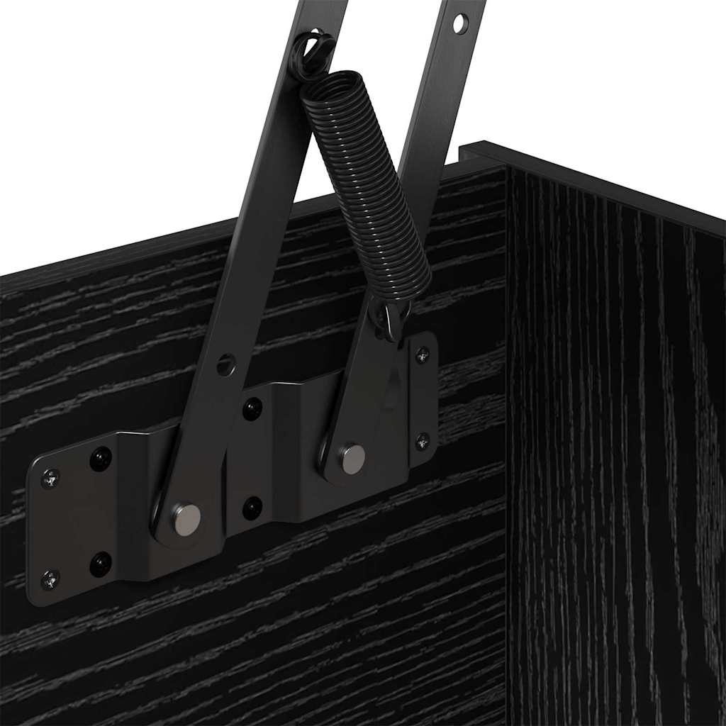 Mesa de centro Carvalho preto 80 x 50,5 x 42,5 cm