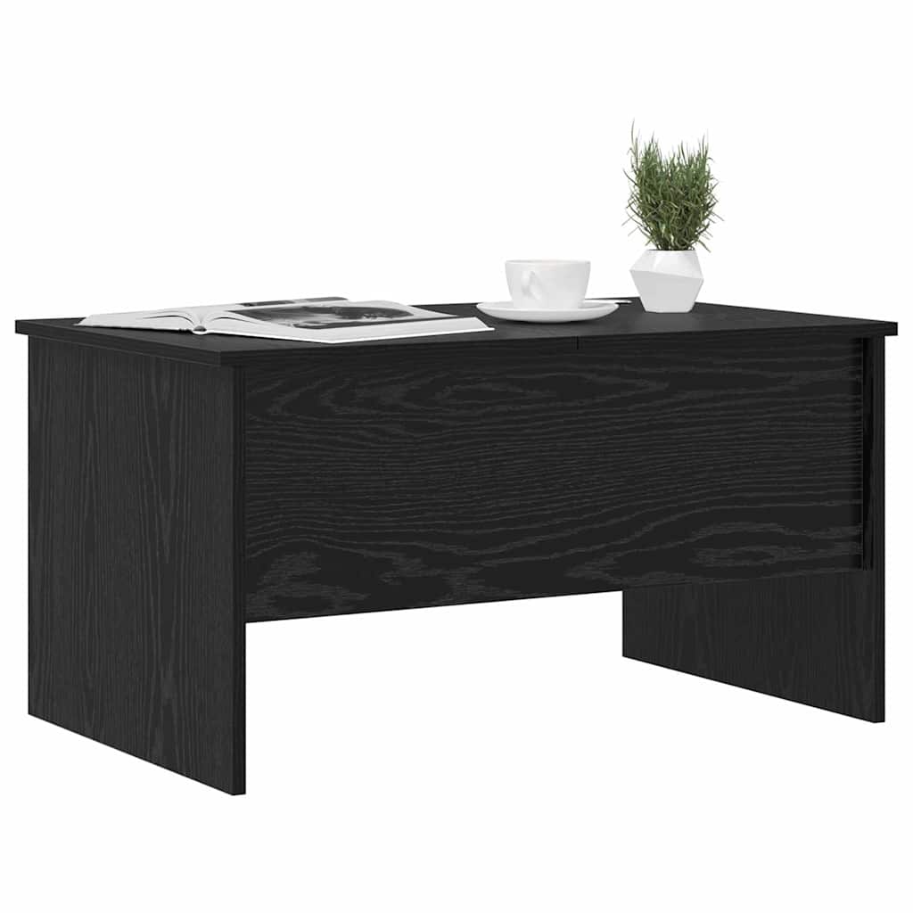 Mesa de centro Carvalho preto 80 x 50,5 x 42,5 cm
