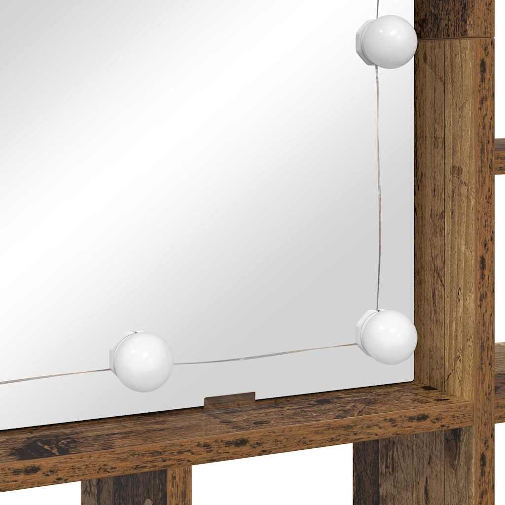 Armário de Espelho com espelho Madeira antiga 91 x 15 x 76.5 cm