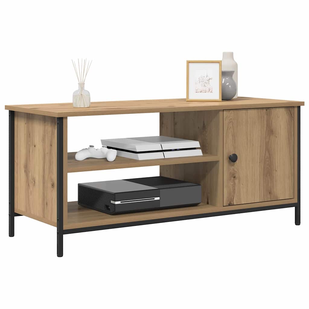 Gabinete para TV carvalho artisiano 100 x 40 x 45 cm