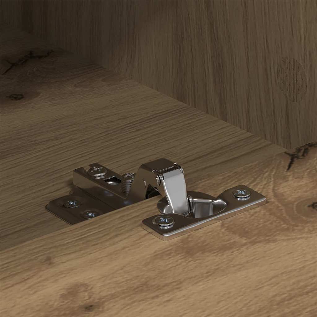 Gabinete para TV com gaveta carvalho artisiano 150 x 30 x 45 cm