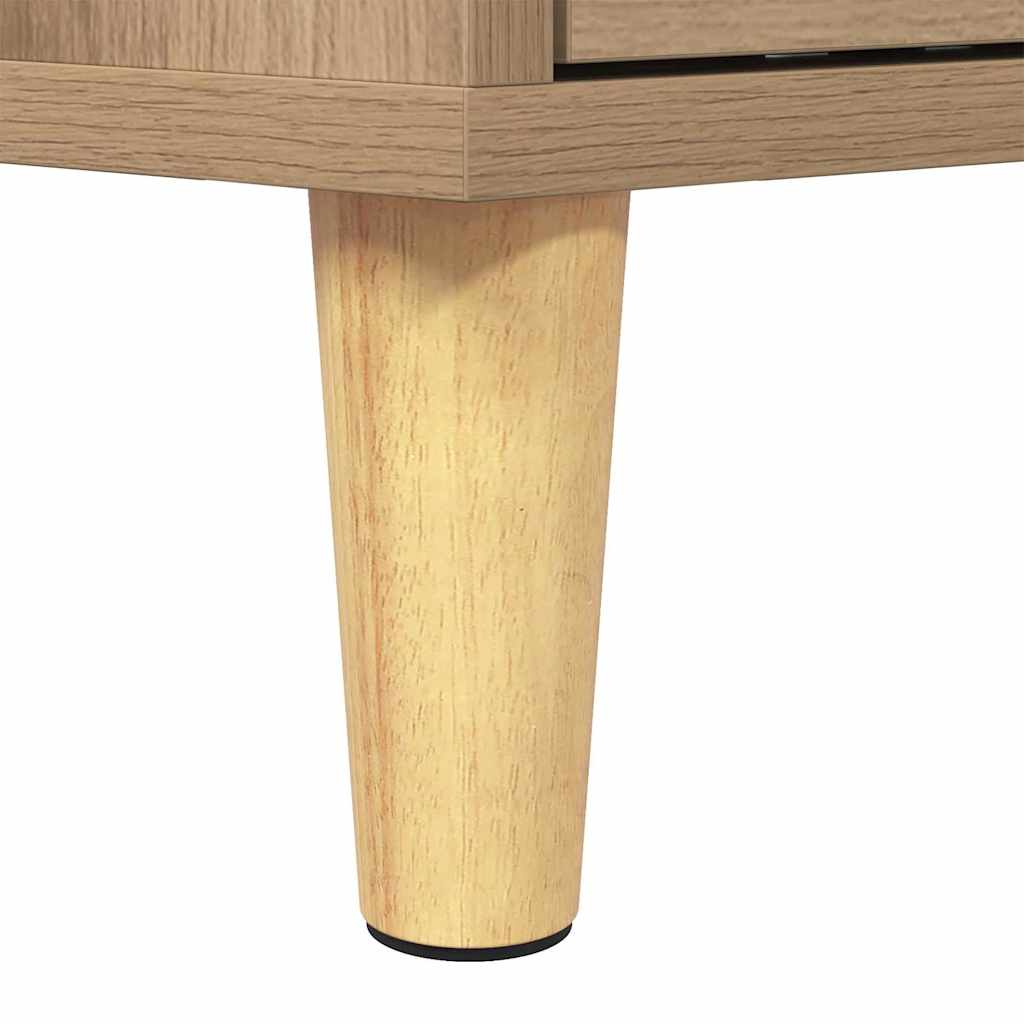 Gabinete para TV com gaveta carvalho artisiano 150 x 30 x 45 cm