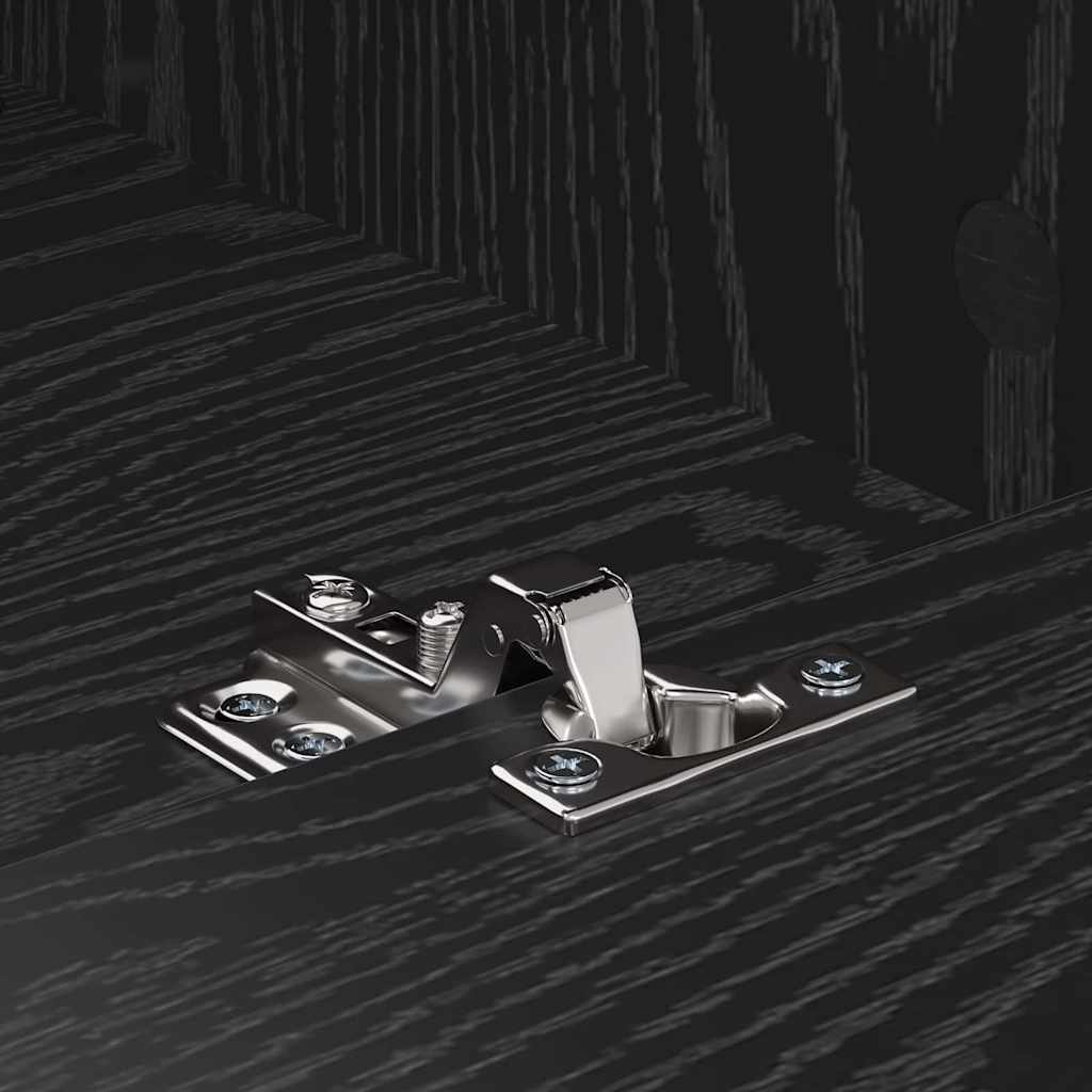 Gabinete para TV Carvalho preto 150 x 30 x 44,5 cm