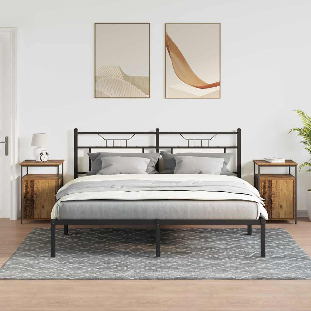 Armário de Cabeceira Madeira antiga Madeira processada