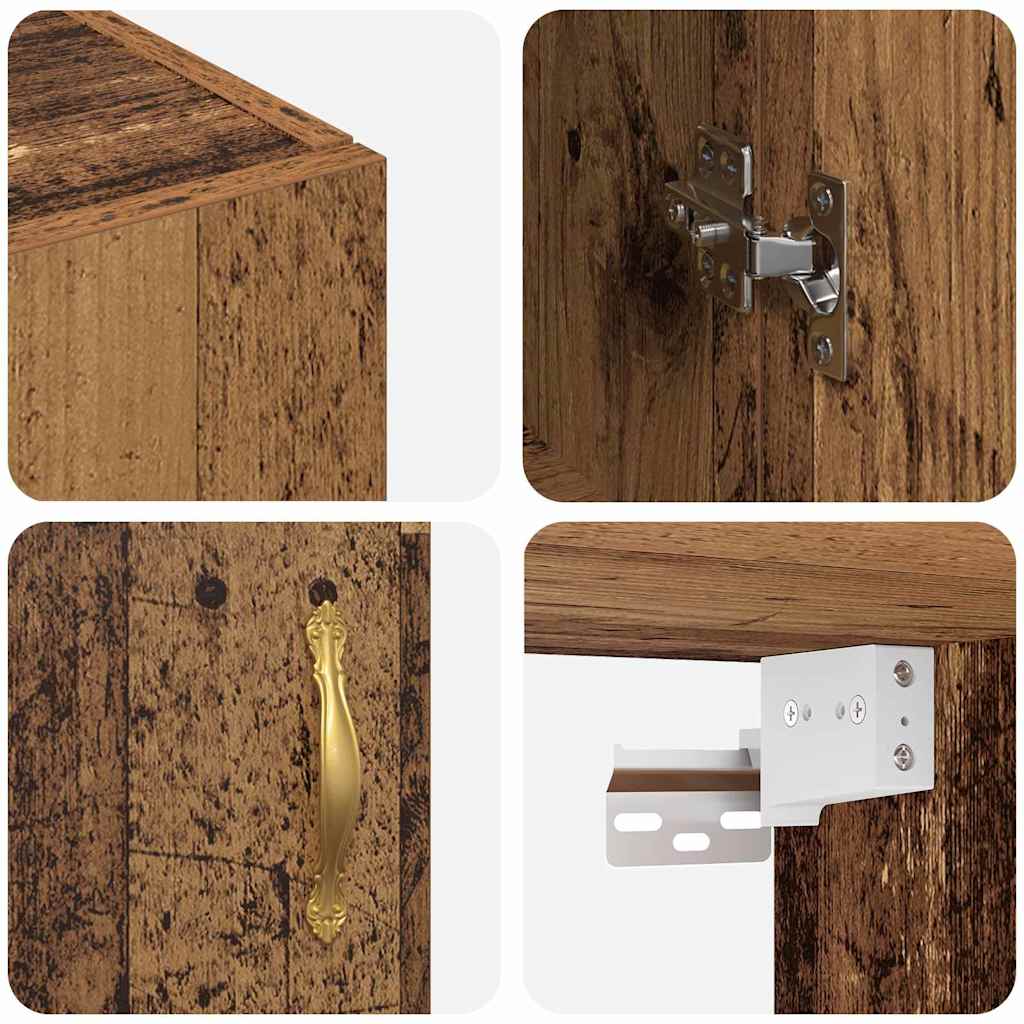 Armário de parede Madeira antiga 69.5 x 34 x 90 cm