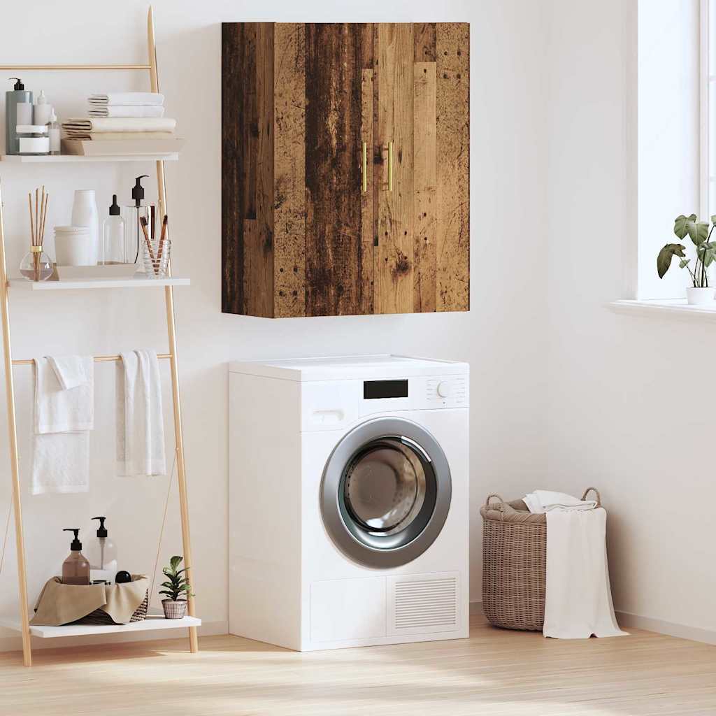 Armário de parede Castanho 69.5 x 34 x 90 cm Madeira processada