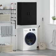 Armário de parede Preto 69.5 x 34 x 90 cm Madeira processada