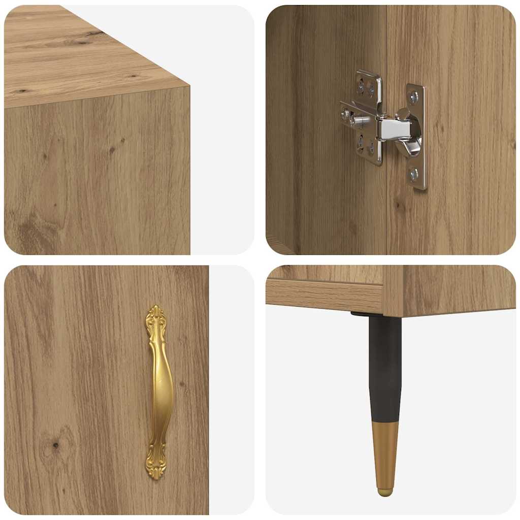 Mesa carvalho artisiano 140 x 50 x 75 cm Madeira processada