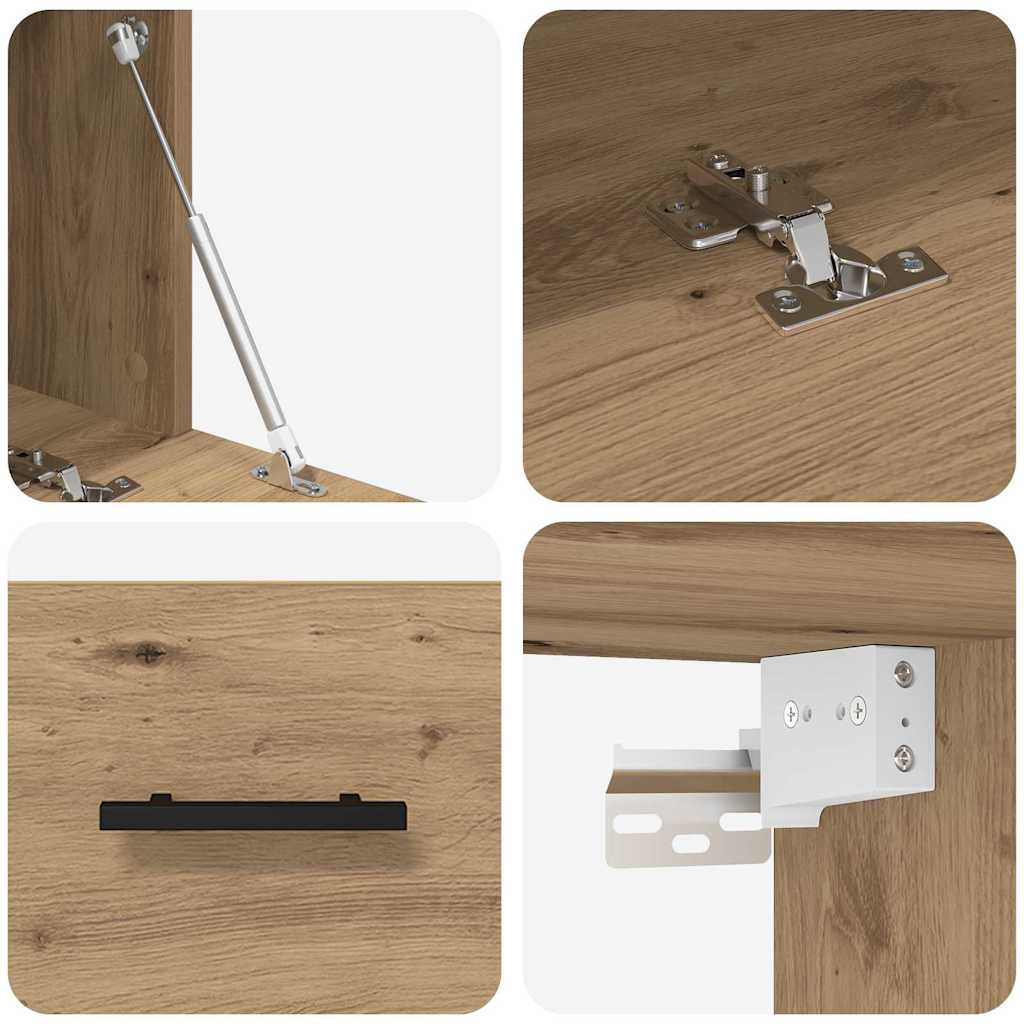 Armário de Parede carvalho artisiano 100 x 36.5 x 35 cm