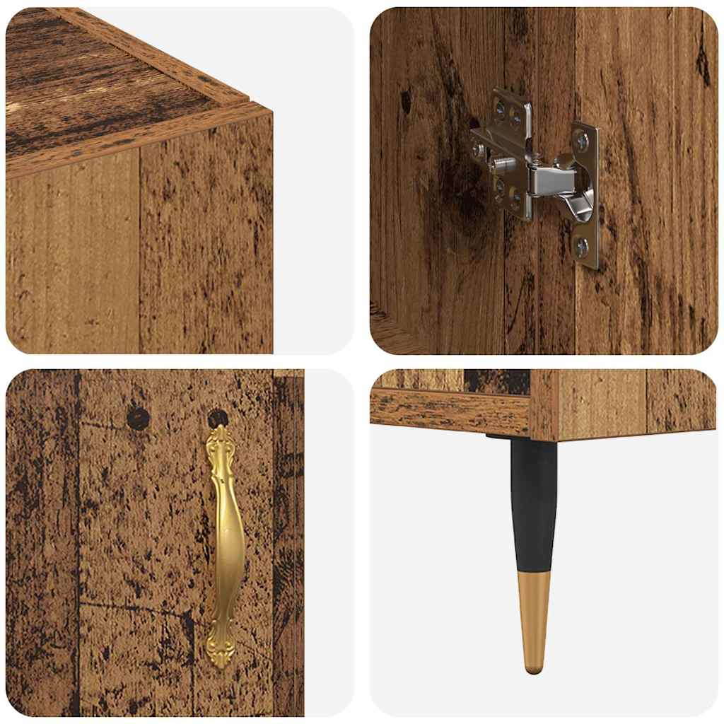 Buffet Castanho 90 x 34 x 80 cm Madeira processada