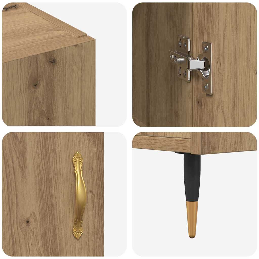 Buffet Castanho 90 x 34 x 80 cm Madeira processada