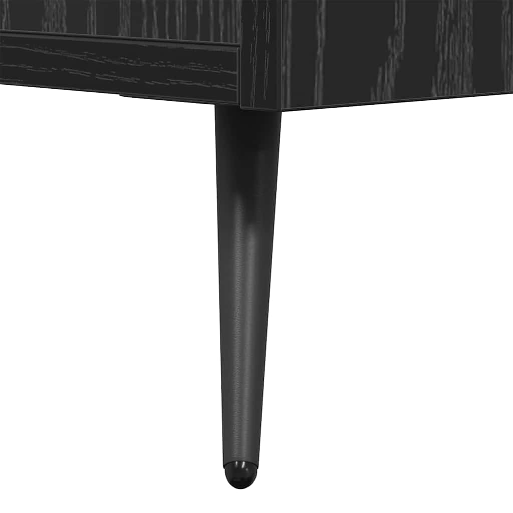 Gabinete para TV Carvalho preto 150 x 30 x 50 cm