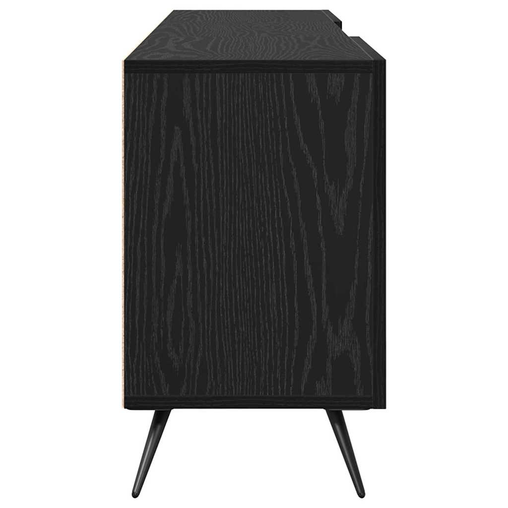 Gabinete para TV Carvalho preto 150 x 30 x 50 cm