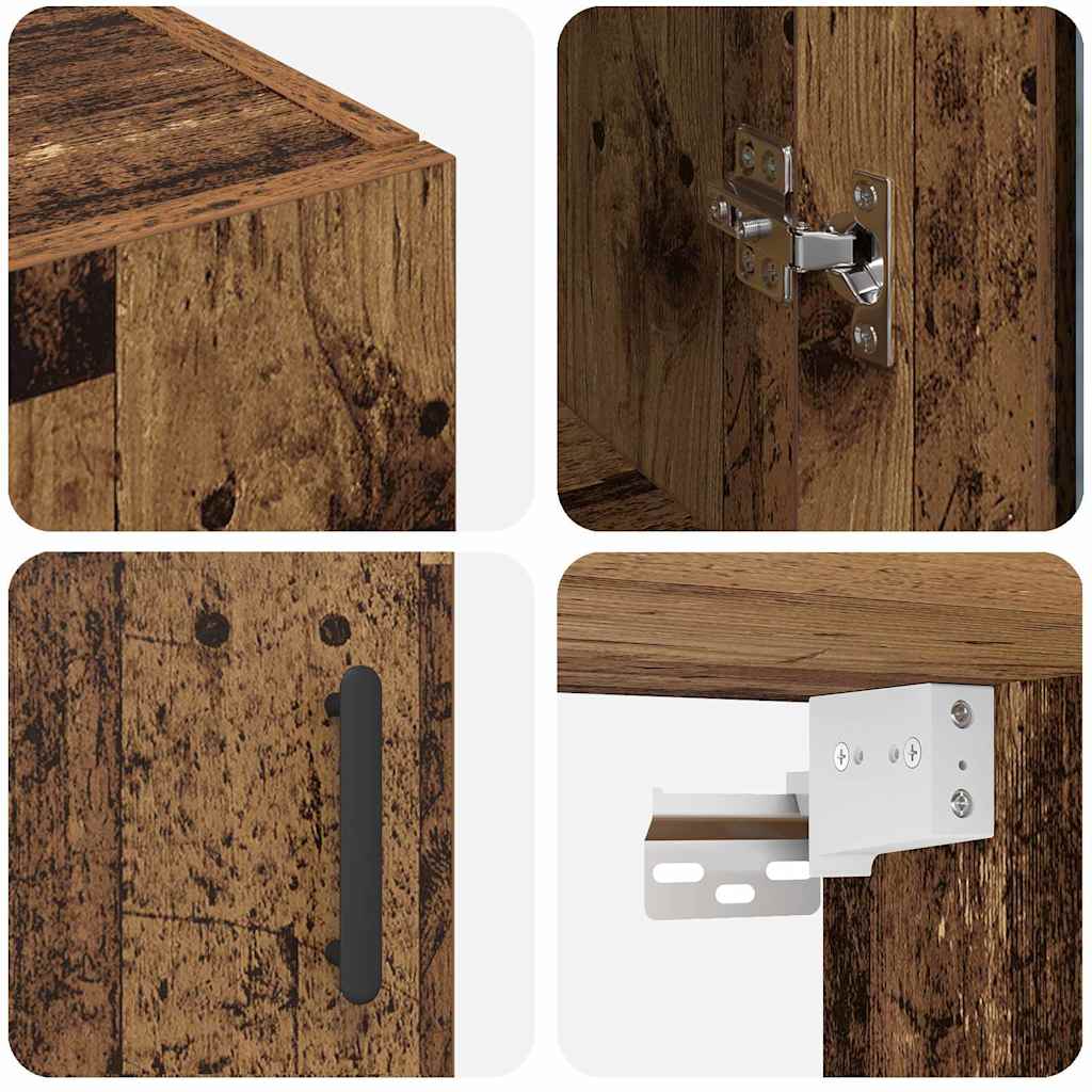 Buffet Castanho 69.5 x 34 x 90 cm Madeira processada