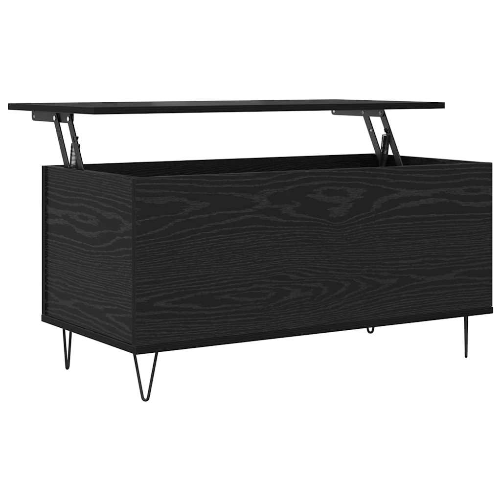 Mesa de centro Carvalho preto 90 x 44.5 x 45 cm