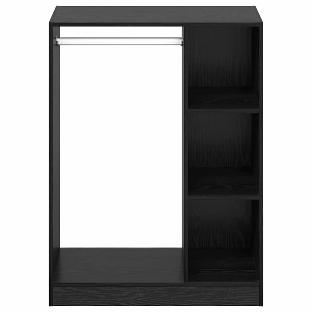 Guarda-roupa Carvalho preto 77 x 48 x 102 cm Madeira processada