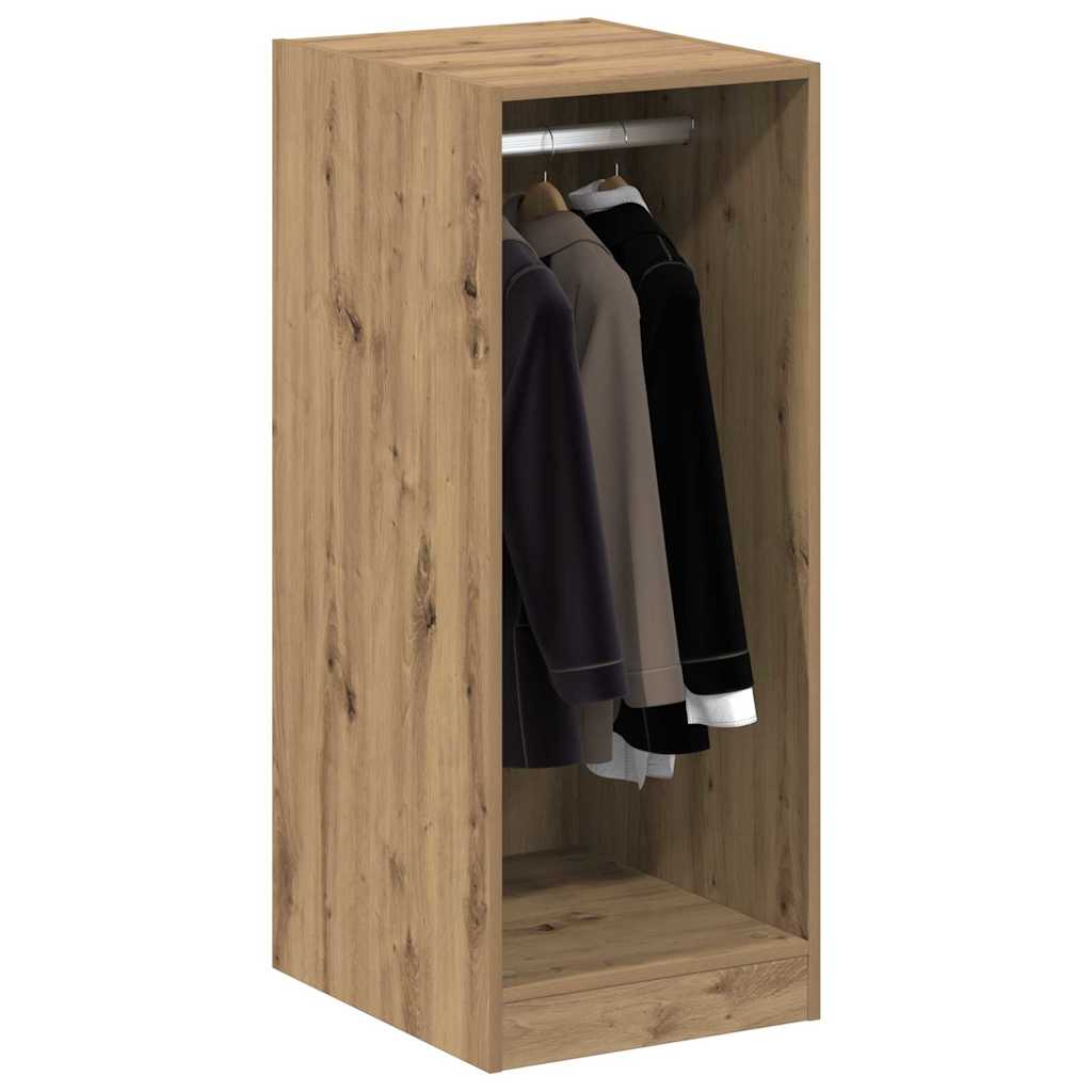 Guarda-roupa com prateleira carvalho artisiano 41 x 48 x 102 cm
