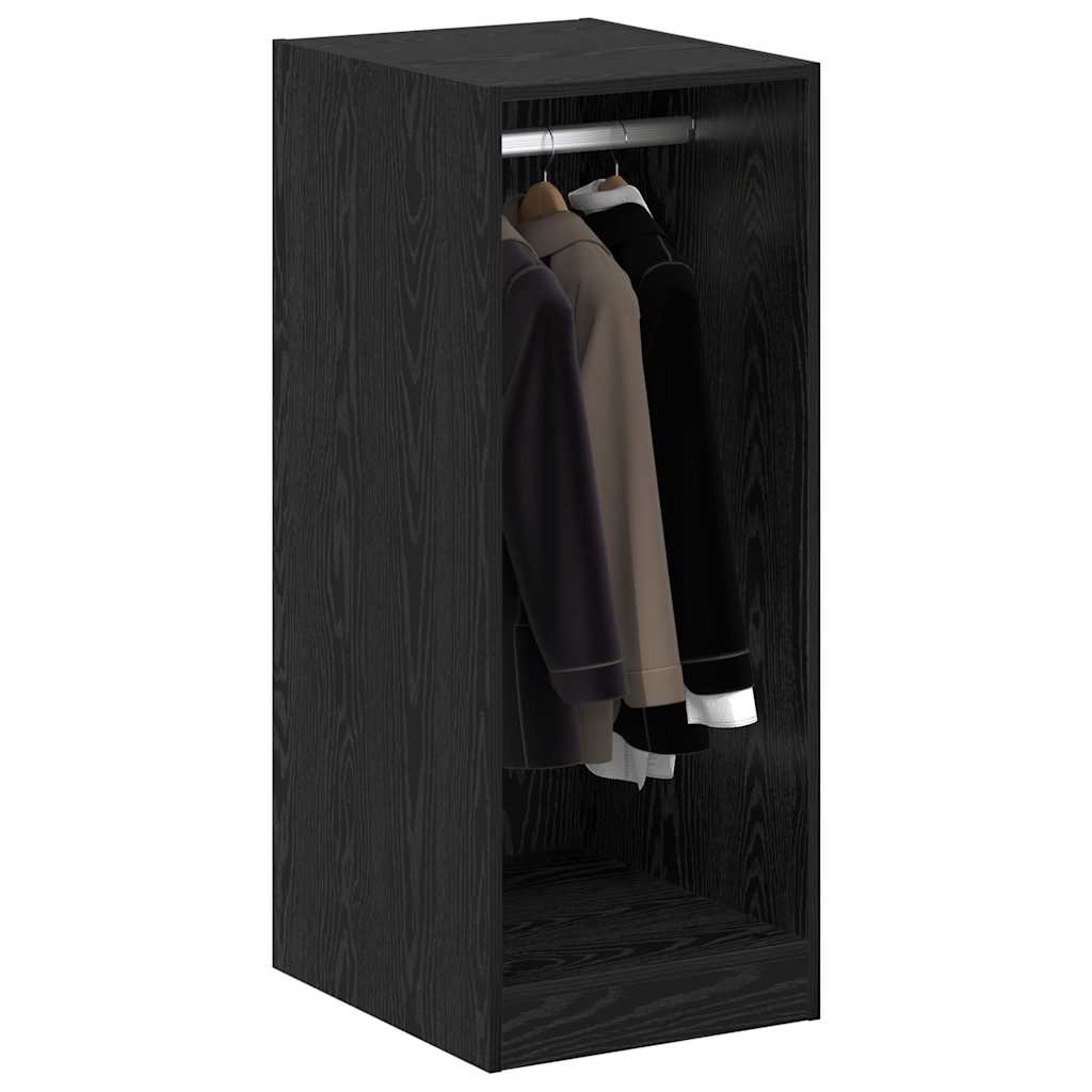 Guarda-roupa Carvalho preto 41 x 48 x 102 cm Madeira processada