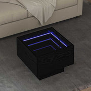 Mesa de centro Carvalho preto 40 x 40 x 30 cm