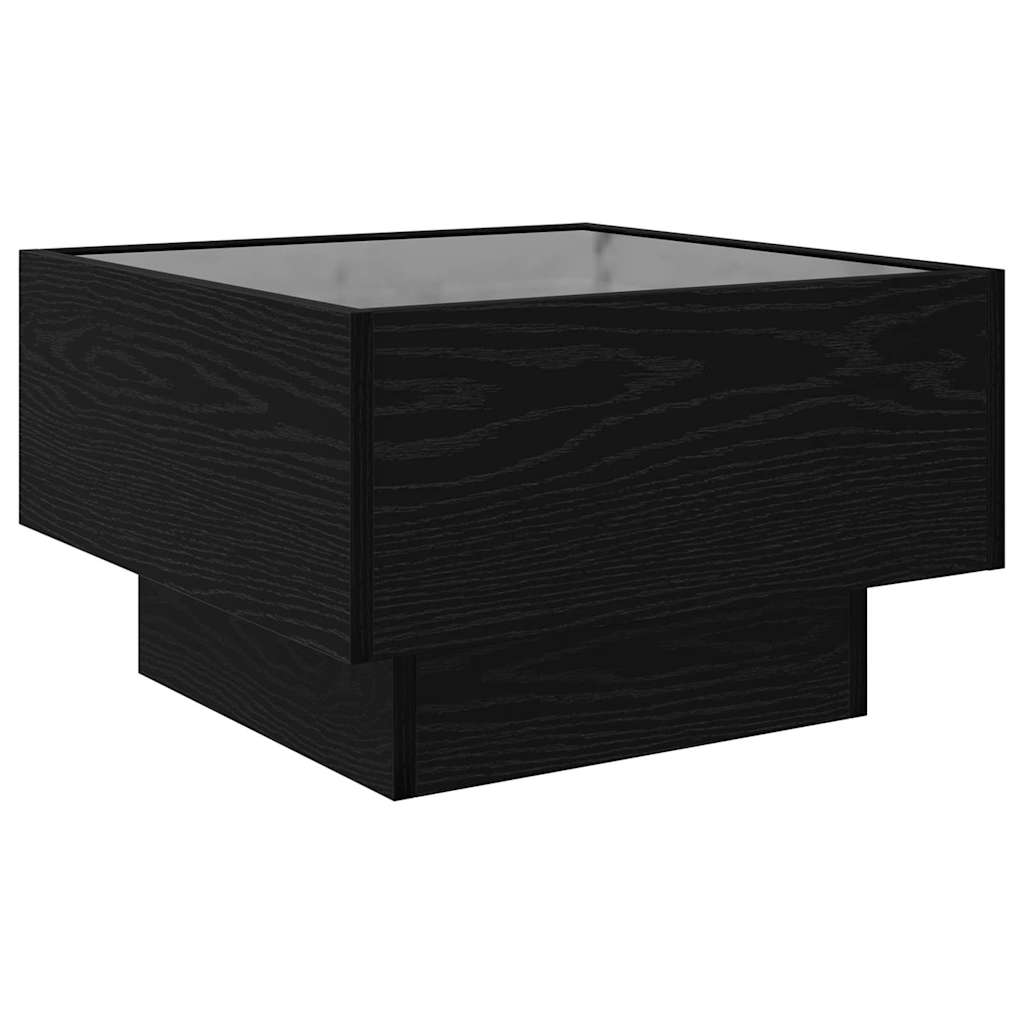 Mesa de centro Carvalho preto 50 x 50 x 30 cm