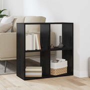Gabinete de Livros Carvalho preto 69,5 x 29 x 69,5 cm