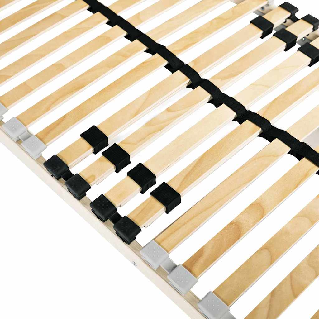 Base de ripas Castanho 70 x 190 cm Madeira de faia sólida