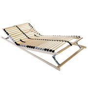 Base de ripas Castanho 80 x 190 cm Madeira de faia sólida