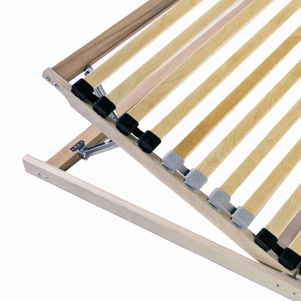 Base de ripas Castanho 90 x 190 cm Madeira de faia sólida