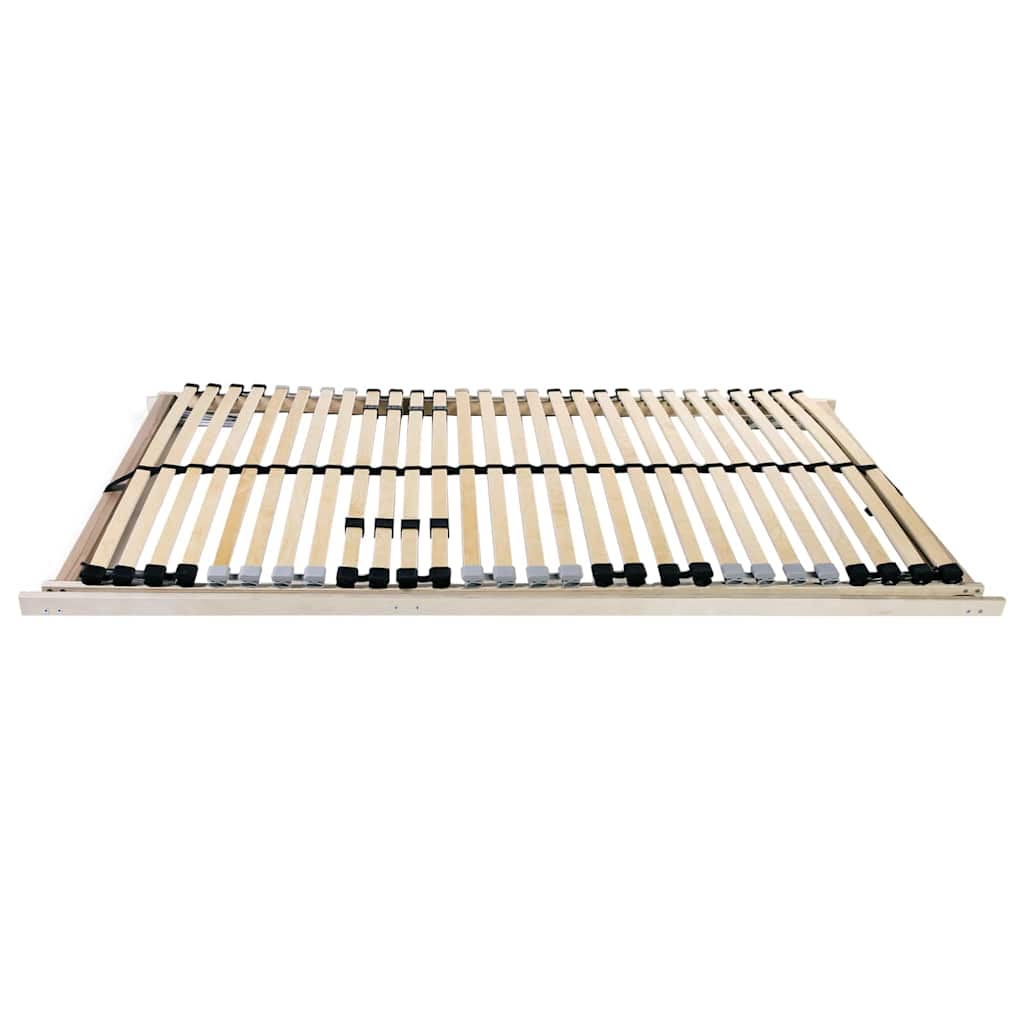 Base de ripas Castanho 90 x 190 cm Madeira de faia sólida