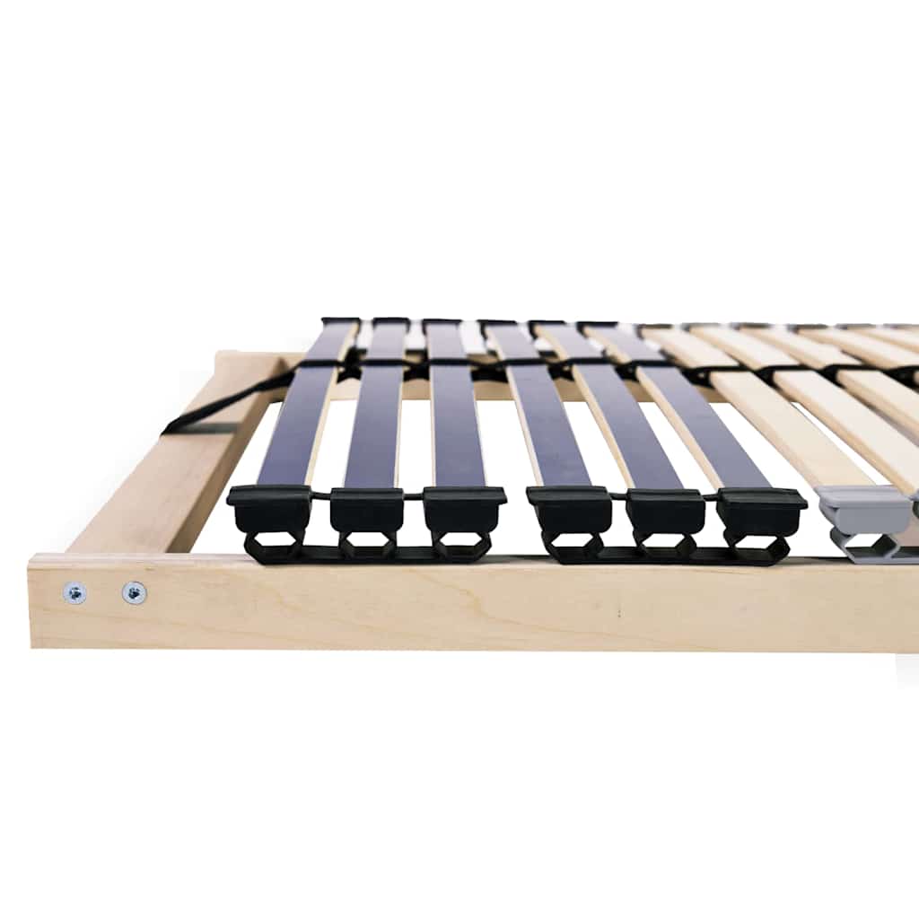 Base de ripas Castanho 70 x 190 cm Madeira de faia sólida