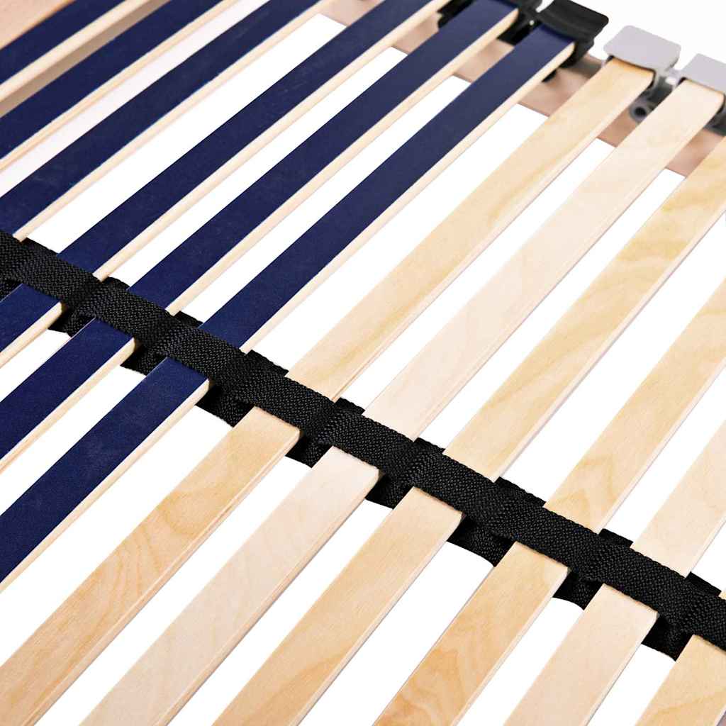 Base de ripas Castanho 70 x 190 cm Madeira de faia sólida