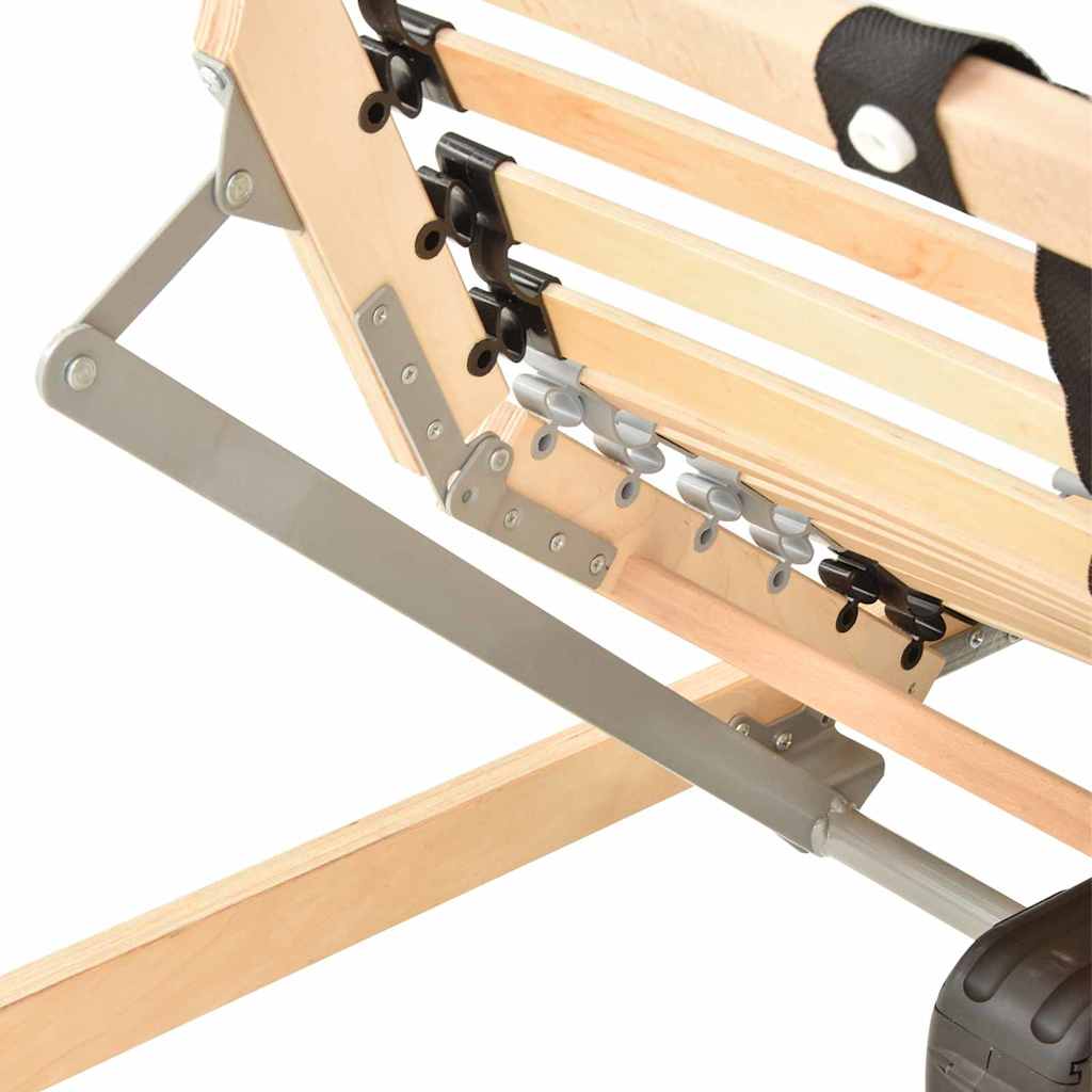 Base de ripas Castanho 70 x 190 cm Madeira de faia sólida