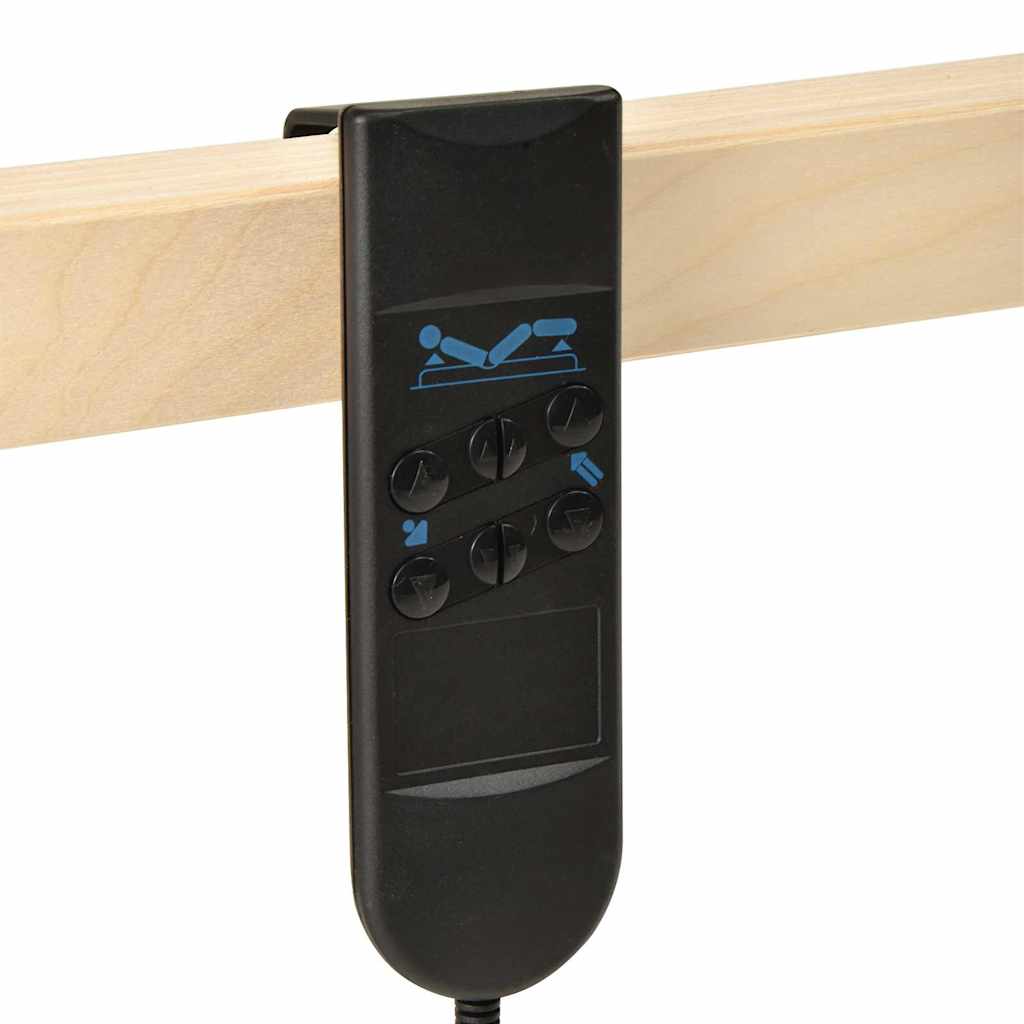 Base de ripas Castanho 70 x 190 cm Madeira de faia sólida