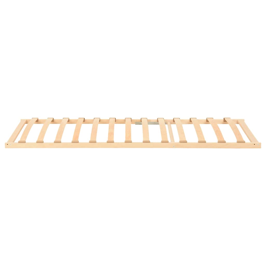 Base de ripas Castanho 100 x 190 cm Madeira de faia sólida