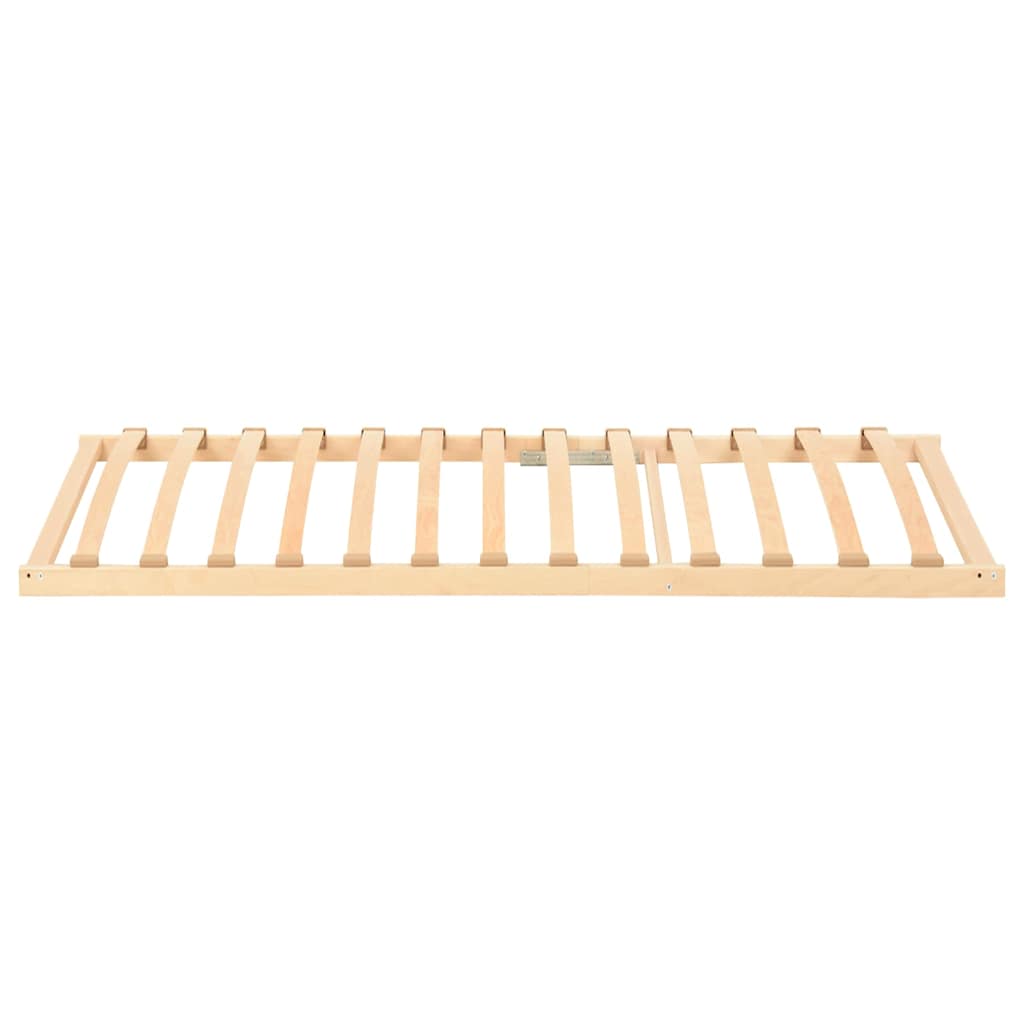 Base de ripas Castanho 100 x 190 cm Madeira de faia sólida