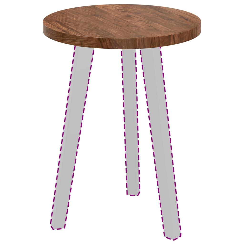 Tampo de Mesa Castanho escuro Ø 40 x 2.5 cm