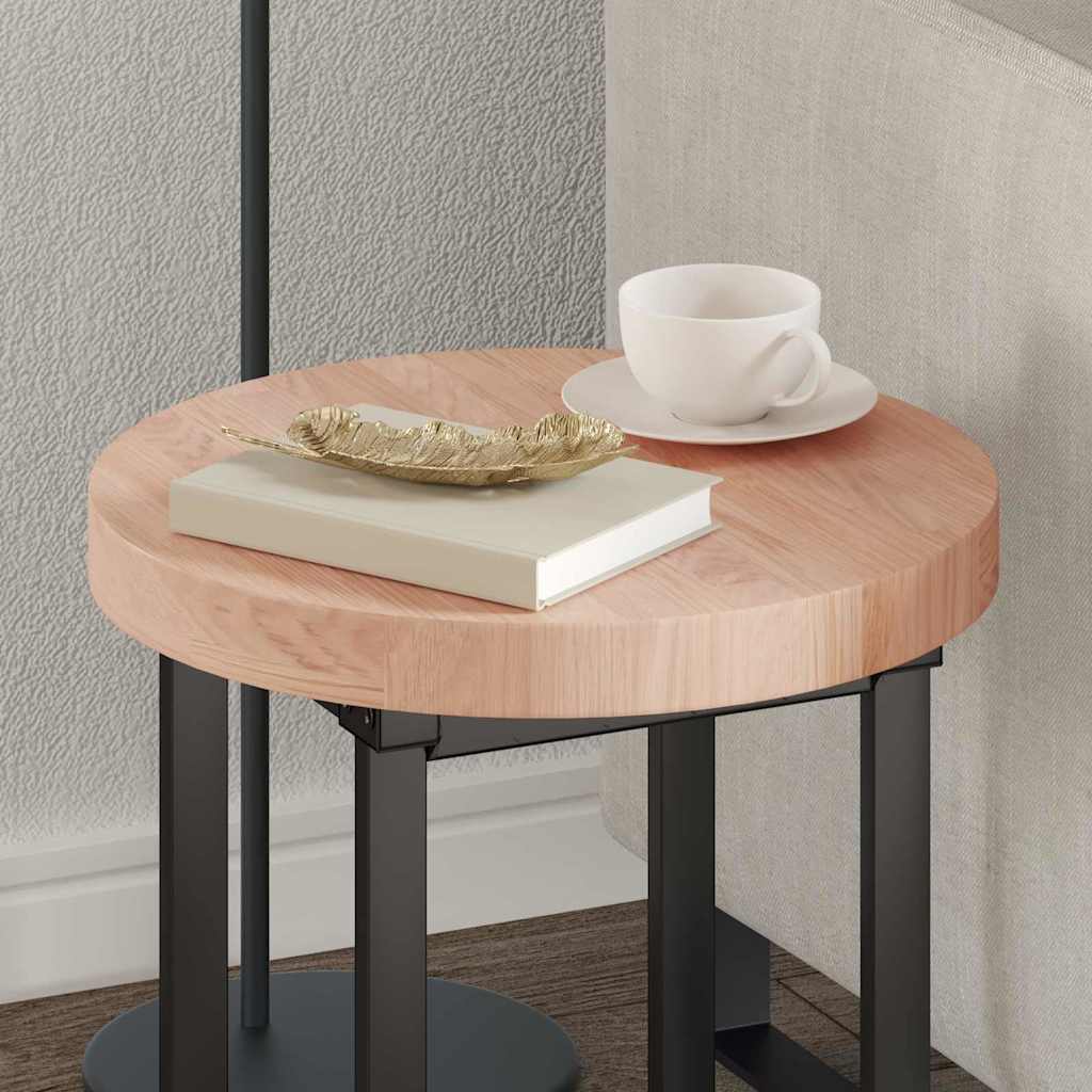 Tampo de Mesa Castanho-claro Ø 40 x 4 cm