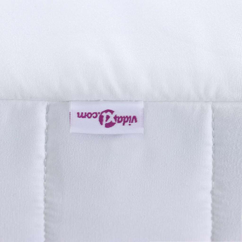 Colchão de espuma Manual Branco 80 x 200 cm tecido