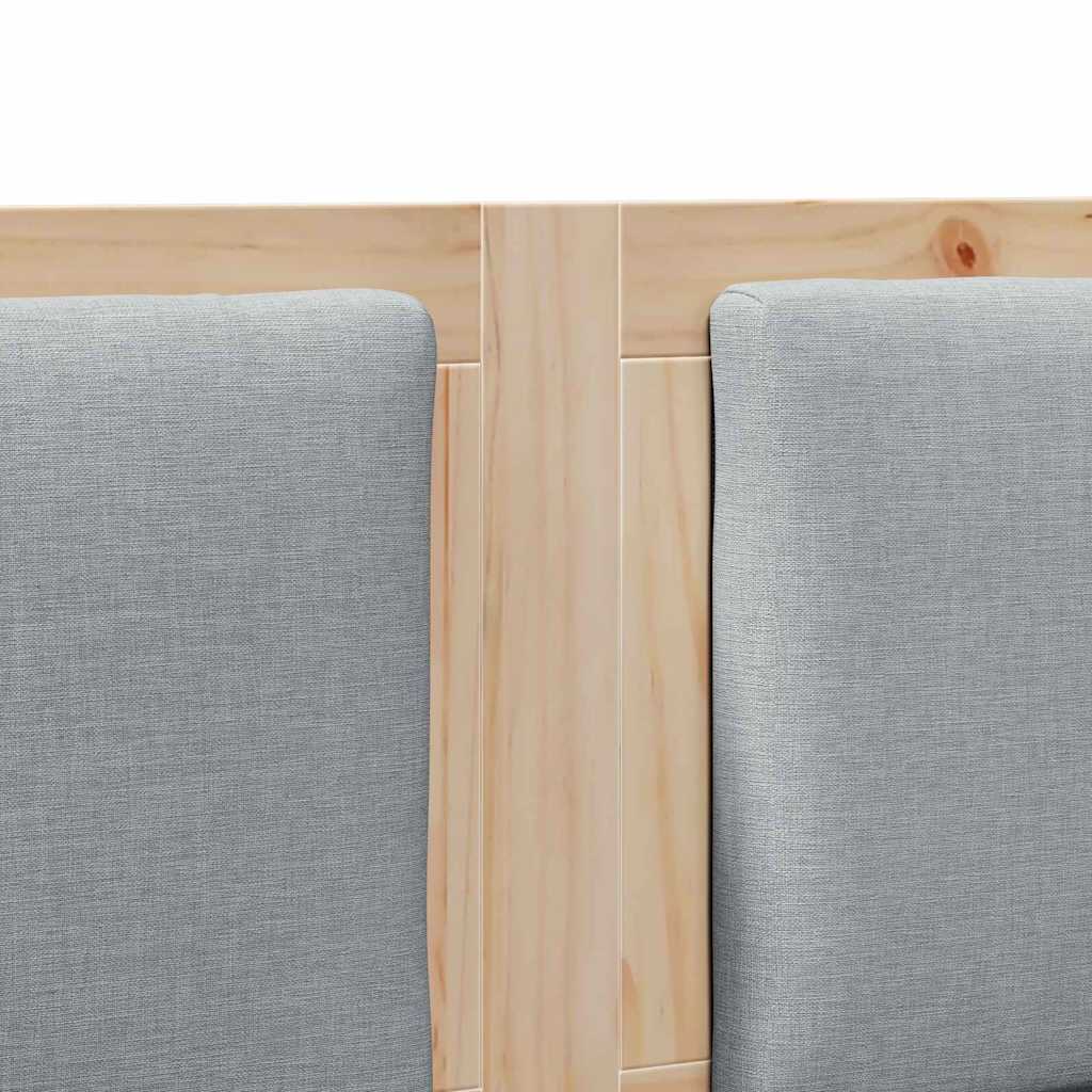 Cabeceira Outros Castanho 75 cm Madeira de pinho maciça