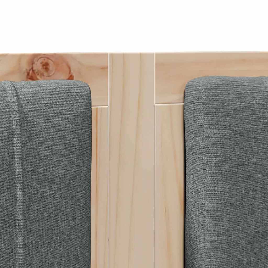 Cabeceira estofada com cabeceira Branco 75 cm
