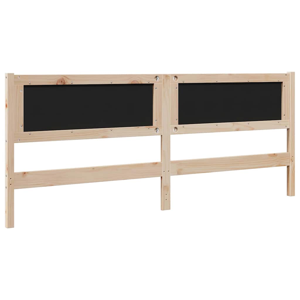 Cabeceira estofada com cabeceira Branco 75 cm