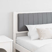 Cabeceira estofada com cabeceira Branco 75 cm