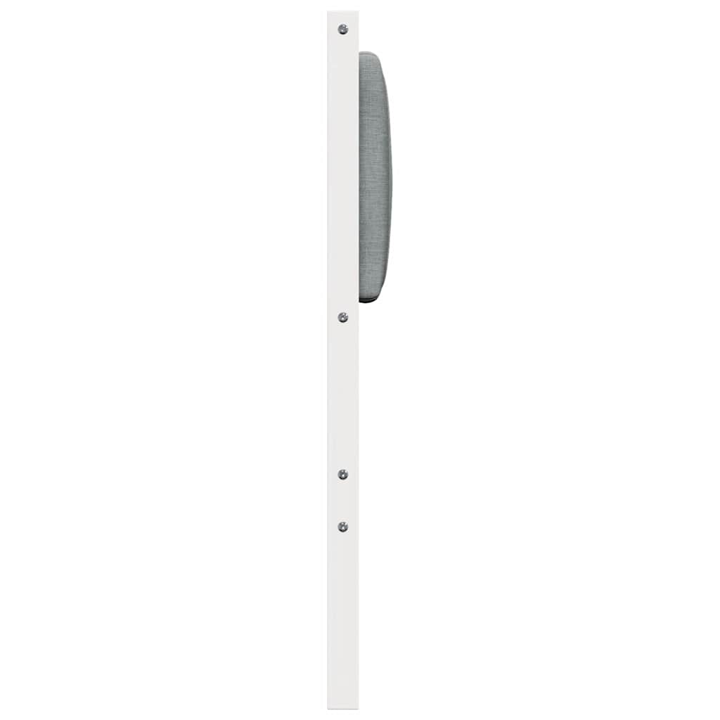 Cabeceira estofada com cabeceira Branco 75 cm