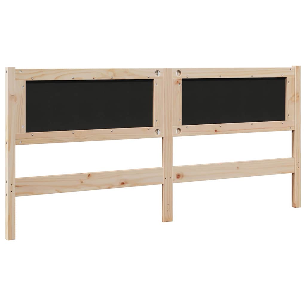 Cabeceira estofada com cabeceira Branco 75 cm
