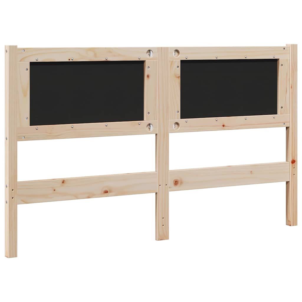 Cabeceira estofada com cabeceira Branco 75 cm