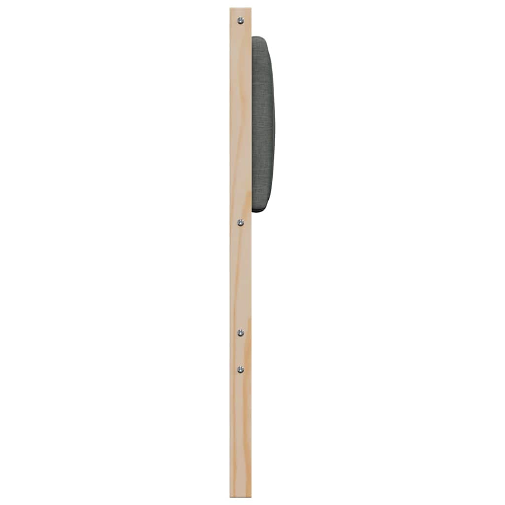 Cabeceira estofada com cabeceira Branco 75 cm