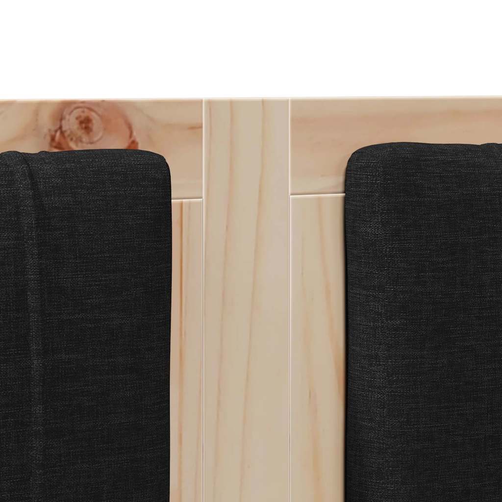 Cabeceira estofada com cabeceira Branco 75 cm