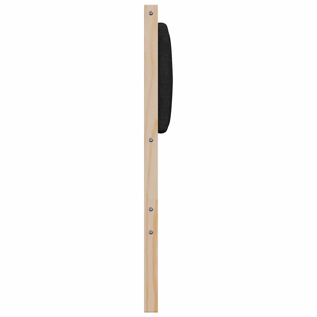 Cabeceira estofada com cabeceira Branco 75 cm