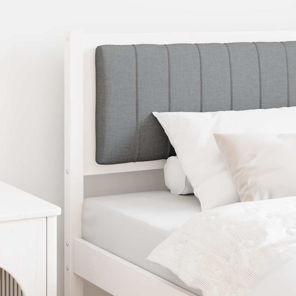 Cabeceira estofada com cabeceira Branco 75 cm